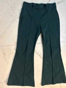 Green Flared Pants
