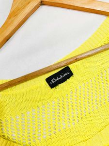 Pinterest Yellow Knit Top D
