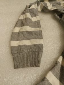 Grey white middy