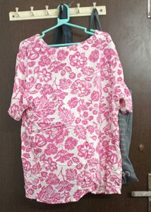 Floral Pink Top