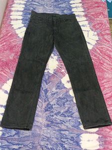 Dark Gray Denim Jeans