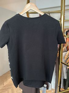 Paisley Print Black T-Shirt