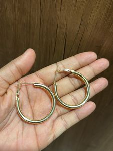 Simple Golden Earrings