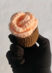 Crochet Mini Flower Pot