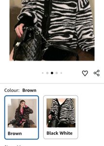 Zebra Print Cardigan