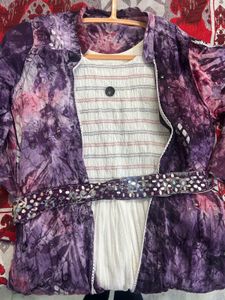 Ethnic Dress with Tie-Dye Detail