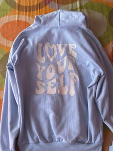 Oversized Blue Hoodie