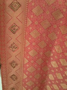 Beautiful Rani Pink  Saree