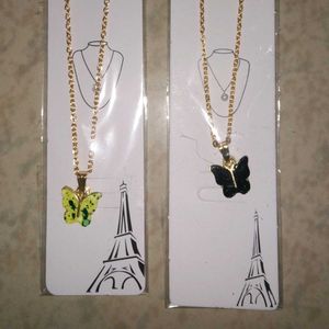 Butterfly Pendant Necklace
