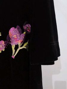 Floral Velvet Coat