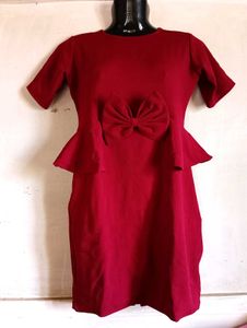 Girls Marron Dress