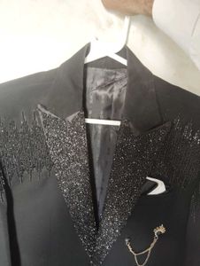 Moti Ki Kadai Wala Black Blazer With Pant