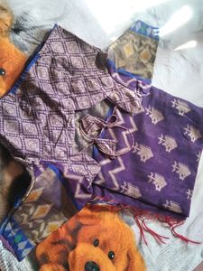 Kadi Boder Pochampali Ikat Design Saree