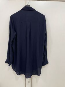 ✨💎 Navy Glam Tunic: Crystal Collar Statement! 💎✨