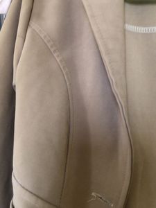 Crop Blazer In Beige Color