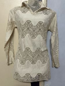 Pintrest Lace Tunic Top