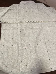 Stitched Men Full Sleeves Printed Collar Shirt