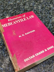 Elements of Mercantile Law by N.D. Kapoor