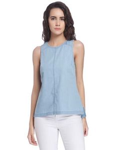 Denim Sleeveless Top
