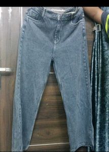 Grey Wide Leg Jeans🎀