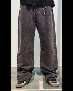 Great Dark Brown Baggy Denim