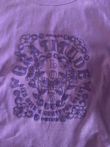 Purple Graphic Tee