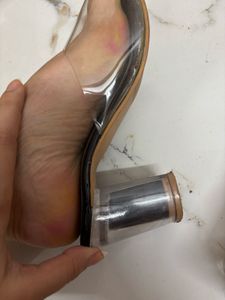 Transparent Heels For Women Size 24cm