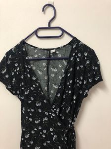 Hnm Floral Wrap Up Dress