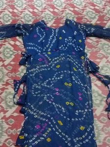 Bandhani Print Dress