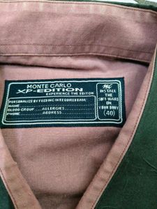 Monte Carlo L 40 Size Half Sleeves Shirt For Men