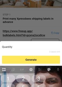 54 Sticky Shipping Labels