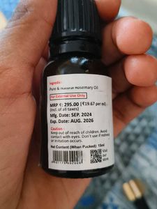 Rosemary And Peppermint Oil