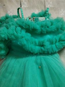 Shimmering Gown With Pearls