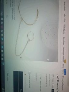 18 K Gold Thick Plated Bracelet And Ring