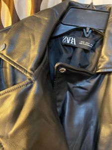 Zara leather jacket
