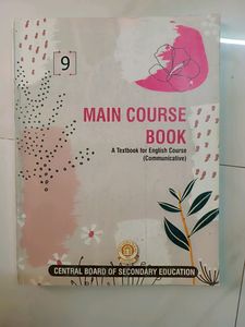 MAIN COURSE BOOK English Communicative Class 9