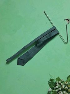 Stylish Grey Tie with Initials💙