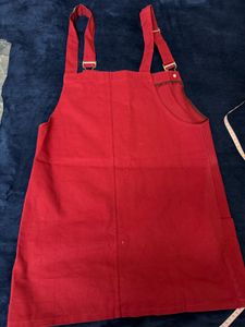 Dungree Skirt Dress for Women