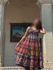 Boho Print Maxi Dress