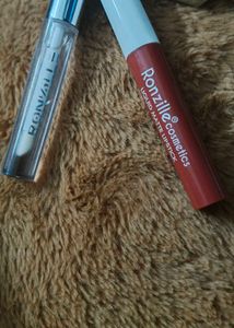 Liquid Matte Lipstick & Transparent Lip Gloss