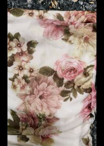Floral Ruched Tube Dress