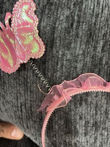 Pink Butterfly Wings Set
