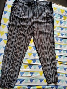 Black Striped Trouser