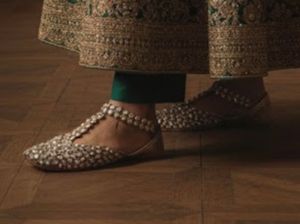 Bridal Couture Nura designer Stone jutti