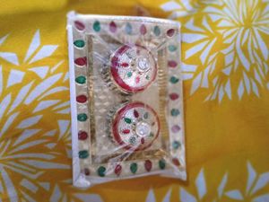 2 Minakari Haldi Kumkum Items