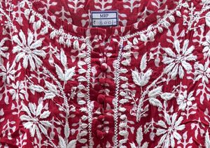 Cotton Chikankari Kurta