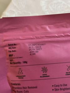 Bikini Wax Powder- 299 each pack