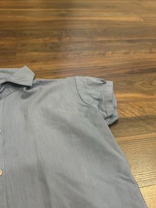 Puffed Sleeves Formal Shirt