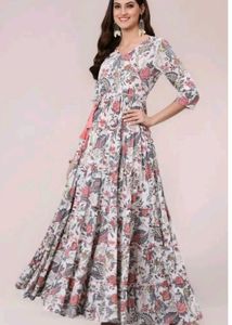 Kurti Flared Tiered