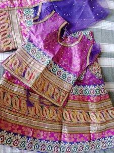 Bridal Lehenga Choli Set 11ya 12 Year Girl